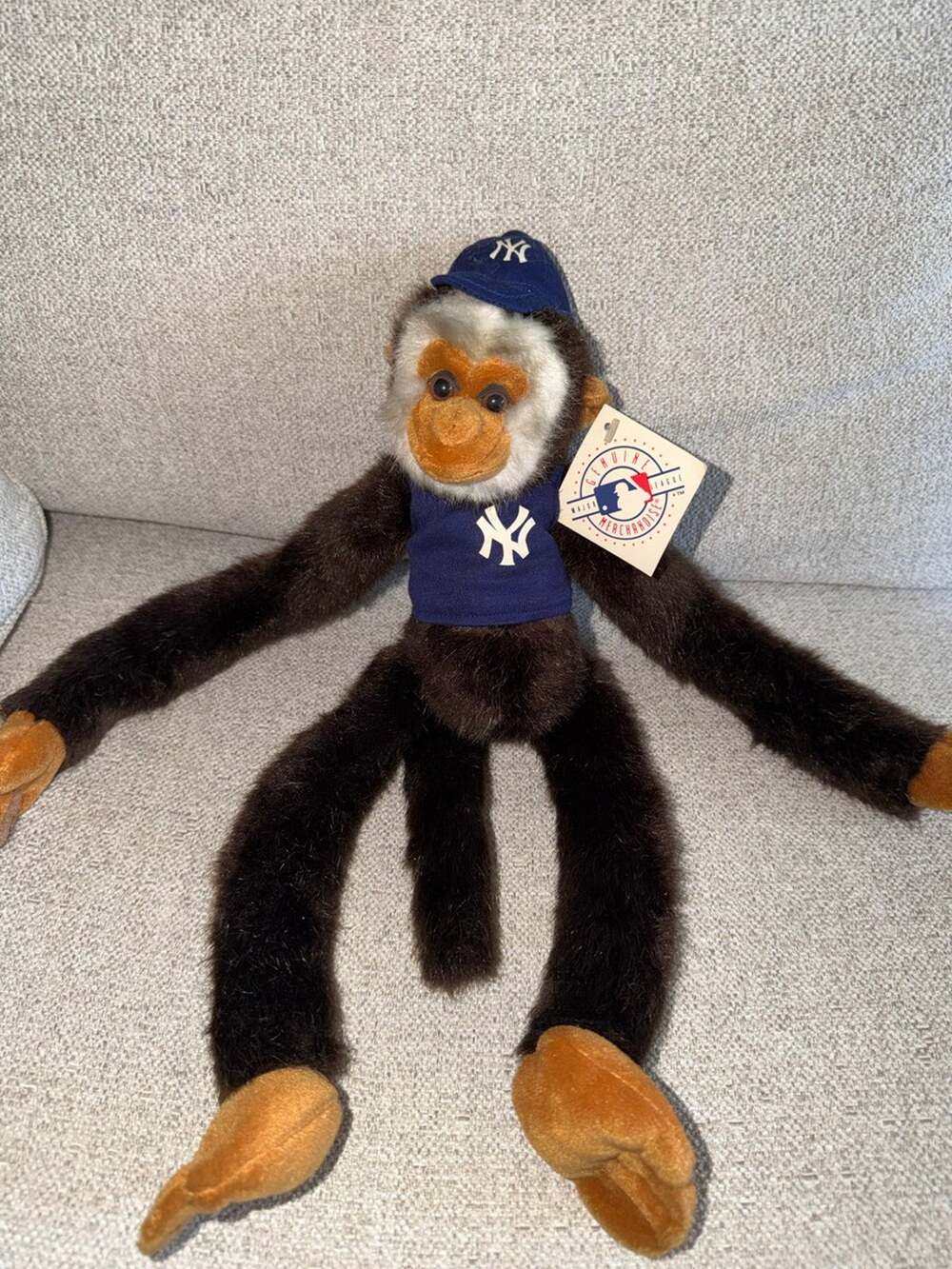 MLB New York Yankees Plush Monkey with Tags